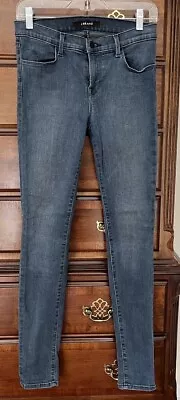 J Brand Super Skinny Vacant 27 Vacant Dark Wash Midrise Denim Stretch 20952 • $17.48