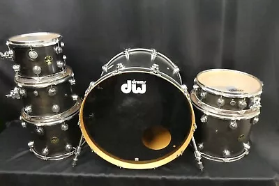 DW Collector's Series Maple Standard Black Stain Finish 6 Piece Drum Set • $1699