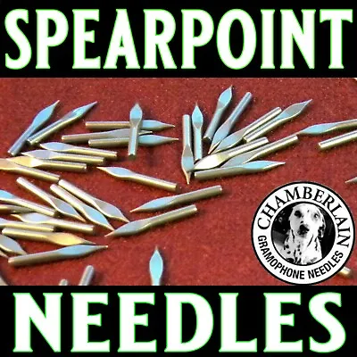 Spearpoint NEEDLES (100 Pack) For Phonographs Gramophones & Victor Victrolas • $4.59