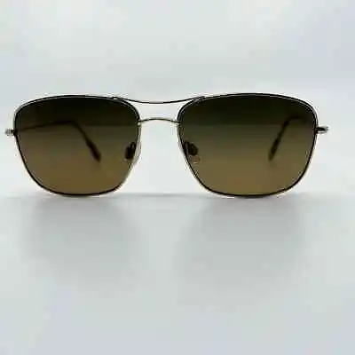 Maui Jim Wiki Wiki MJ246-16 Gold Titanium Sunglasses Japan 56-17-120 H8286 • $52.48