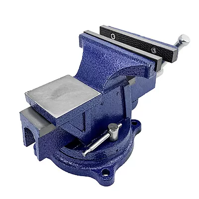 5 Inch Bench Vise 360° Swivel Base Heavy Duty Bench Vice Table Top Clamp W/Anvil • $38.99