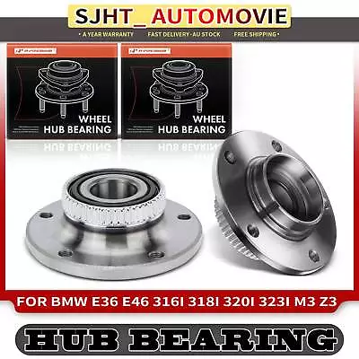 2x Wheel Hubs Bearing Front Left & Right For BMW E36 E46 3 Series M3 Z3 Z4 91-09 • $104.87