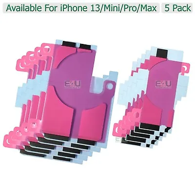 5x IPhone 13 Mini 13 Pro Max Battery Adhesive Internal Battery Bonding Tape Glue • £3.25