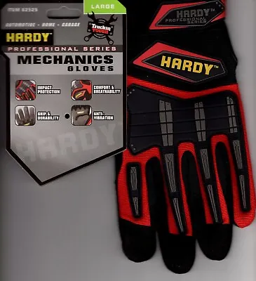 Hardy Mens Profssional Series Mechanics Work Gloves (large Only) • $8