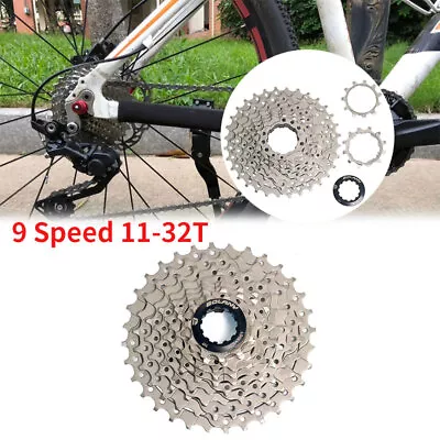 £10.67 • Buy For Shimano Altus 9 Speed Bike Cassette 11-32T Mountain Bicycle Sprocket