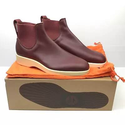 £222.64 • Buy RM WILLIAMS Marc Newson Burgundy Leather Cream Yard Boot 365 10 G 11 US NEW $445