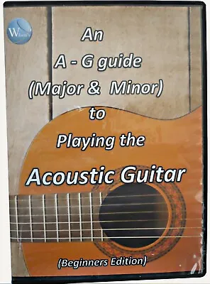 Learn To Play Acoustic Guitar DVD Beginners Tutorial Lesson +FREE Gift • £8.97