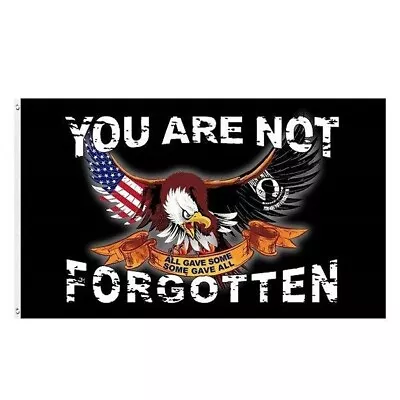 YOU ARE NOT FORGOTTEN POW/MIA Flag Flag Banner 3x5 | Flag043 • $3.98