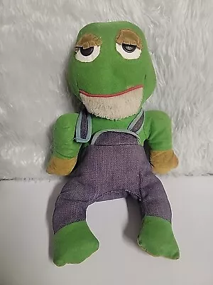 Vintage Kermit The Frog Plush Homemade In The 80s  -Jim Henson Muppets- • $25