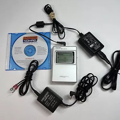 Creative Labs Nomad Jukebox Zen Xtra Silver 40GB MP3 Player (Needs New Battery) • $39.95