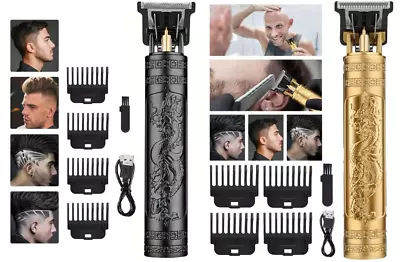 MEN Hair Clipper Electric Clippers New Electric NEW Retro T9 Style Dragon Head • £15.97