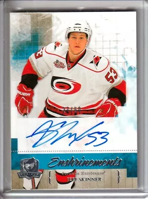 2010-11 The Cup Enshrinements #CEJF Jeff Skinner AUTO /50 - Carolina Hurricanes • $39.99