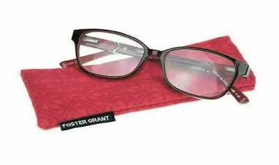 $19.99 • Buy Foster Grant Evalina Wine Color-Read Reading Glasses With Crystal Vision Technol