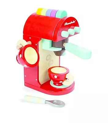 Le Toy Van - Honeybake Wooden Cafe Machine Set Pretend Kitchen Play Toy Set | Ki • £20