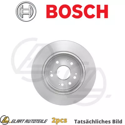 2x THE BRAKE DISC FOR HONDA CR V II RD K20A4 CR V MK II RD BOSCH 42510-SCA-E00 • £108