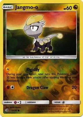 Pokémon TCG Jangmo-o Dragon Majesty 52/70 Reverse Holo Common NM/M • $2.48