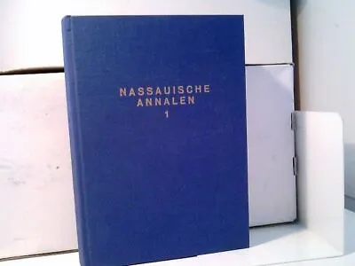 £39.05 • Buy Nassauische Annalen. Annalen Des Vereins Für Nassauische Altertumskunde U 516416