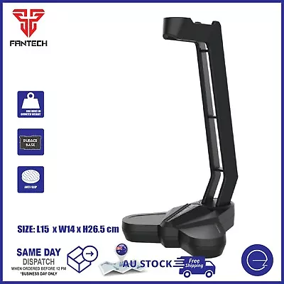 $14 • Buy Fantech Headset Stand Headphone Anti-Slip Base Earphone Universal Hanger Bracket
