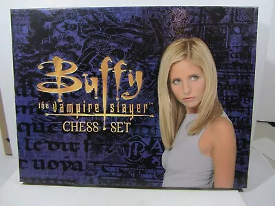 Trademark Games -  Buffy The Vampire Slayer Chess Set  VGC   (v0224J)  18473 • $59.95