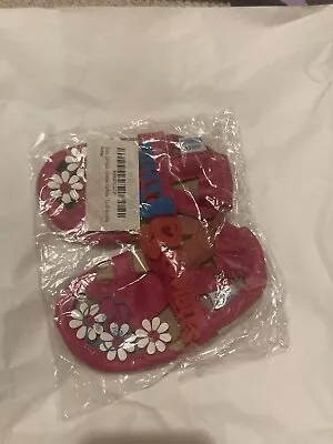 New Juicy Bumbles Soft Leather Baby Shoes/ Sandals - Fuchsia Pink 12-18 Months • £6.50