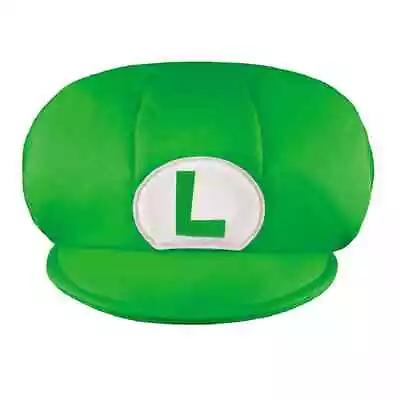 Luigi Hat Nintendo Super Mario Brothers Green Halloween Child Costume Accessory • $19.47