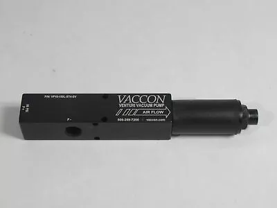 Vaccon VP10-150L-ST4-SV Vacuum Pump 1/4 NPT 150Flow 86PSI USED • $76.99