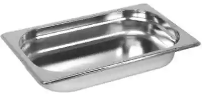 Stainless Steel Gastronorm Pan 1/3 40mm &lids Tray Bain Marie Food Pot Lid • £12.50