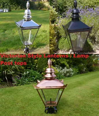 Antique Style Victorian Lanterns Lamp Post Tops Various Finishes • £139.99