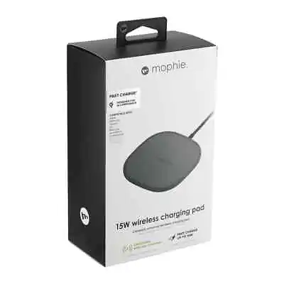 Mophie 15W Fast Charge Wireless Charging Pad For IPhones & Galaxy Phones - NEW ! • $14.75