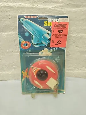 One Vintage Blue Box Toys Spaceship Flying Saucer Toy Red With Friction Mech. • $39.99