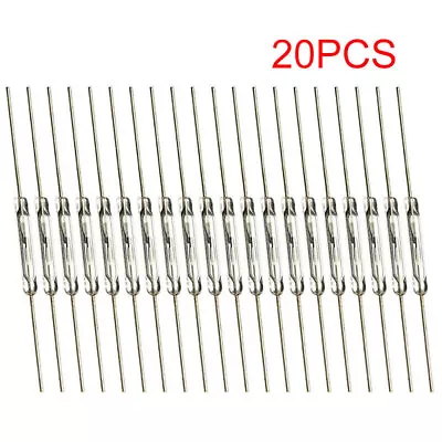 20 X Magnetic Glass Reed Switch 2 X14 Mm Normally Open N/O 2-Pin Low Voltage • $9.99