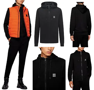 HUGO BOSS Zetalk Sweater Sweatshirt Jumper Sweat Jacket Hoodie Jacket S • $131.81