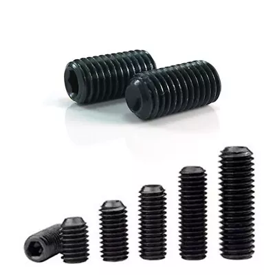#4-40 Socket Set Screws W/ Cup Point Alloy Steel W/ Black Oxide Coarse Thread • $1.99