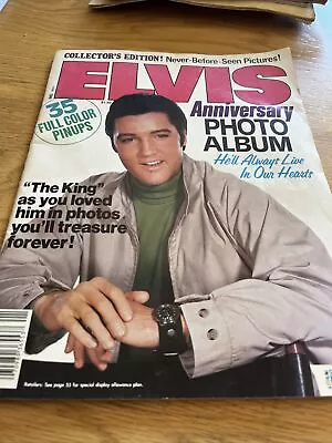 Elvis Presley Anniversary Photo Album Magazine Collector's Edition • $7.49