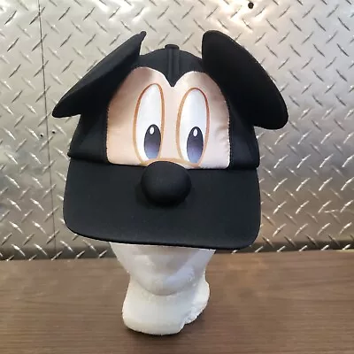 Black Mickey Mouse Cap With Nose And Ears Disney On Ice • $10.49