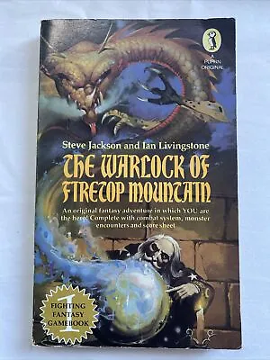 The Warlock Of Firetop Mountain Fighting Fantasy **1st/14th **Star Cover **RARE • £29.99