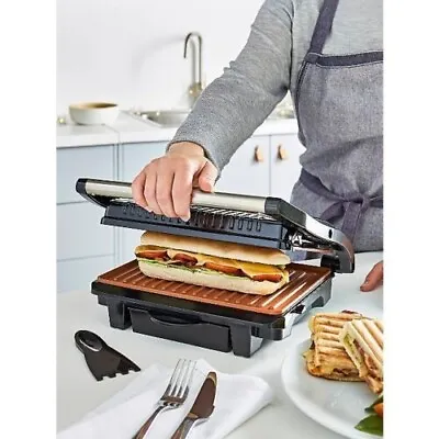 £29.99 • Buy Panini Press And Health Grill  - Healthy Grilling With Tower's Cerasure+