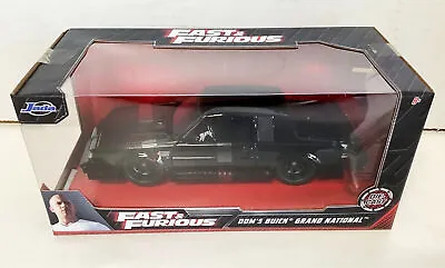 NEW Jada 99539 Fast & Furious 1987 DOM'S BUICK Grand National 1:24 Die-Cast Car • $31.30