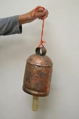 Big Large Handmade Cow Goat Sheep Farm Animal Rusty Iron Metal Bell 10  #f-38 • $45