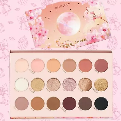 LUNAR BEAUTY NUDE PRISM EYESHADOW PALETTE By Manny MUA NEW RP $48 Discontinued!! • $36