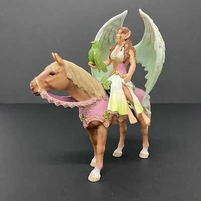 Schleich Bayala Elves 70416 Elf Surah & Horse Mythical Fairy Fantasy Toy Figure • £19.99