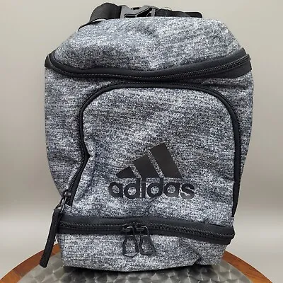 ADIDAS Zippered Insulated Lunch Bag Silver And Black • $11