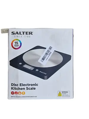 £10.34 • Buy Salter Digital Kitchen Weighing Scales – As Seen On TV, Stylish Slim Design Elec
