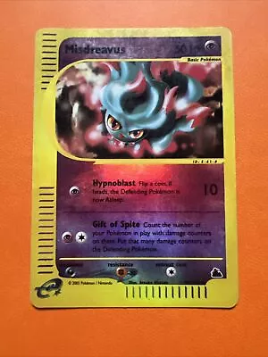 MP (Reverse Holo) Pokemon MISDREAVUS Card SKYRIDGE Set 39/144 E-Reader • $8