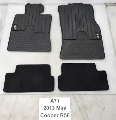 ✅ 07-13 OEM Mini Cooper Countryman R56 Front Rear Rubber Floor Mats Set Of 4 • $111.55