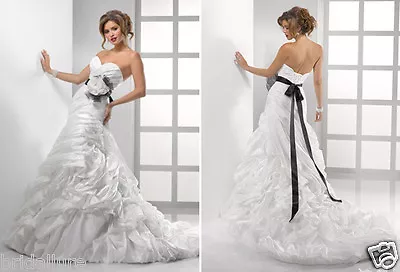 $1699 💕 Maggie Sottero Midgley 💕10 Ivory Wedding Dress Ball Gown No Belt New • $339.80