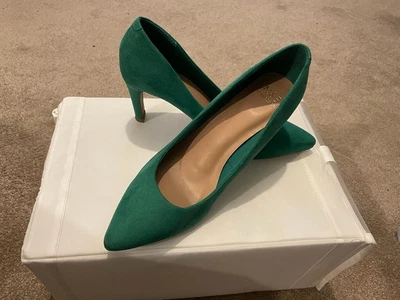 £9.99 • Buy Green Suede Stiletto With 7.5cm/3  Heel By M&S Limited Collection, Size 4.5 UK