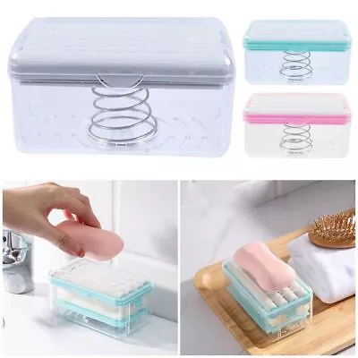 Layer Soap Pump Dispenser Detergent Dispenser Foam Bottle Cleaning Liquid Box • $11.66