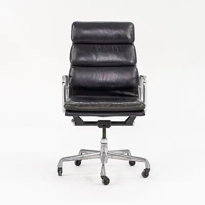 £1812.94 • Buy 2003 Herman Miller Eames Soft Pad Executive Desk Chair In Black Leather No EA420