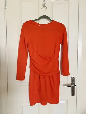 £7.99 • Buy WalG Stretchy Bodycon Dress, Bright Orange, Size S